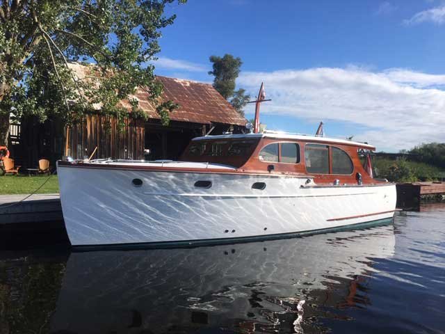 nemesis boat in the water